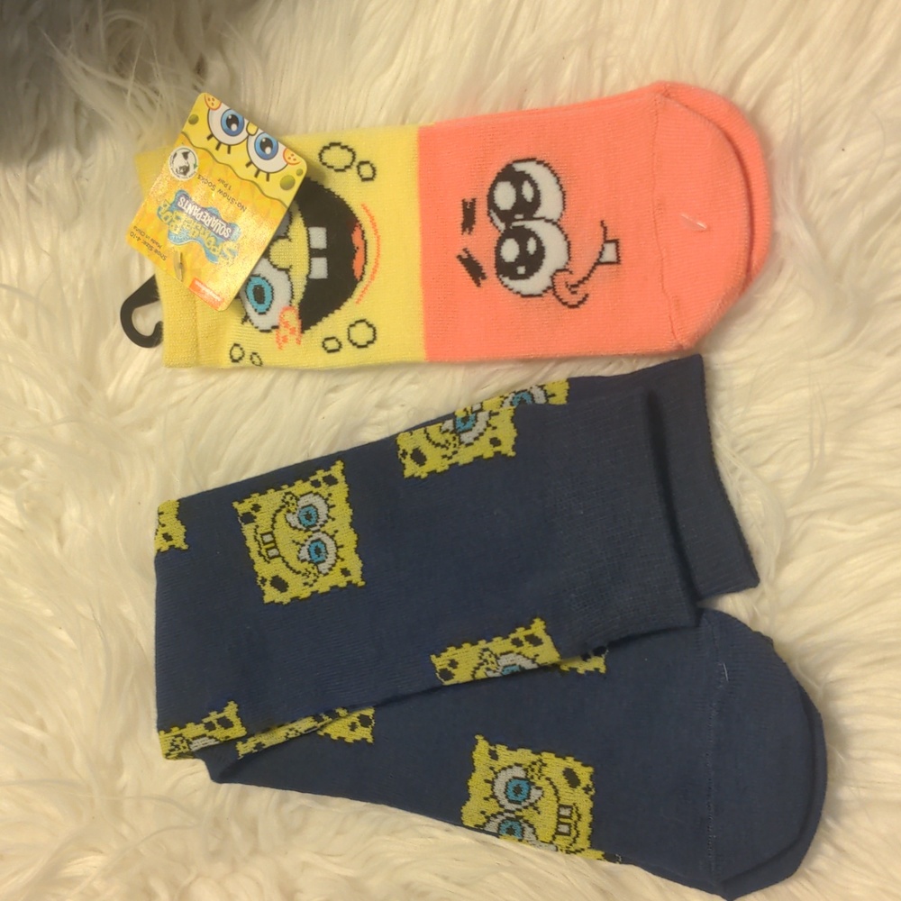 SpongeBob SquarePants his/hers socks